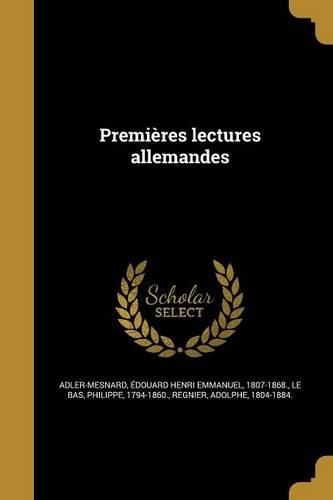 Cover image for Premieres lectures allemandes