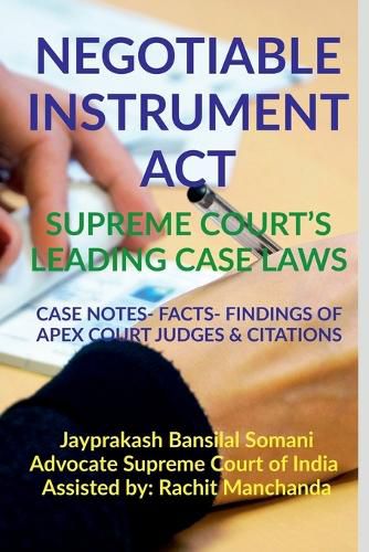 Cover image for Negotiable Instrument Act- Supreme Court's Leading Case Laws