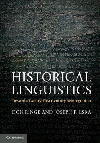 Cover image for Historical Linguistics: Toward a Twenty-First Century Reintegration