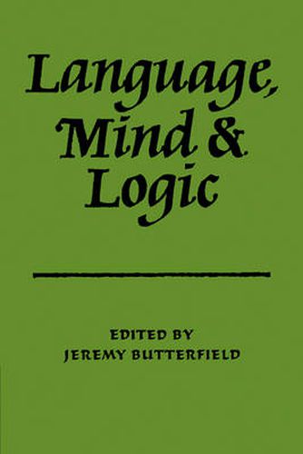 Cover image for Language Mind and Logic