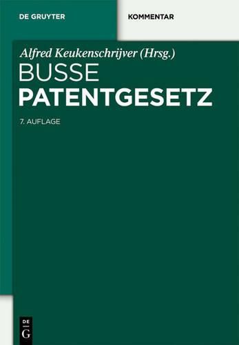 Cover image for Patentgesetz: Unter Berucksichtigung Des Europaischen Patentubereinkommens Und Des Patentzusammenarbeitsvertrags. Mit Patentkostengesetz, Gebrauchsmustergesetz Und Gesetz Uber Den Schutz Der Topographien Von Halbleitererzeugnissen