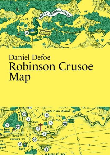 Daniel Defoe, Robinson Crusoe Map