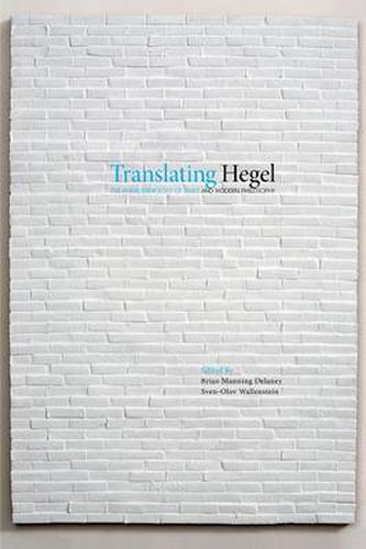 Cover image for Translating Hegel