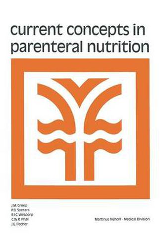 Cover image for Current Concepts in Parenteral Nutrition