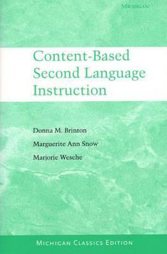 Cover image for Content-based Second Language Instruction