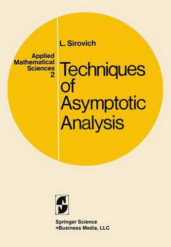 Cover image for Techniques of Asymptotic Analysis