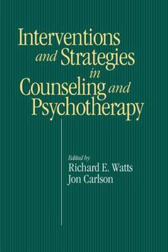 Interventions and Strategies in Counseling and Psychotherapy