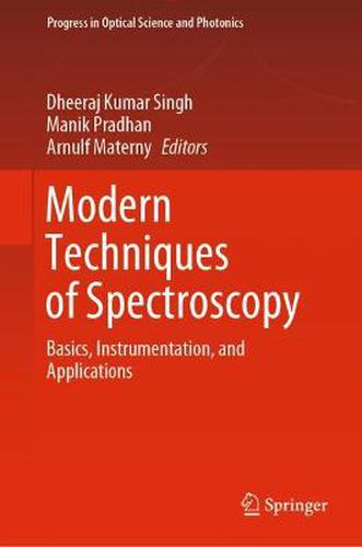 Cover image for Modern Techniques of Spectroscopy: Basics, Instrumentation, and Applications