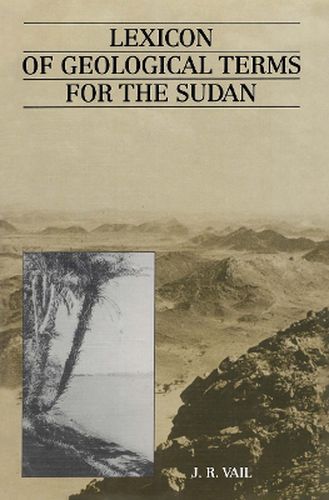 Cover image for Lexicon of Geological Terms for the Sudan