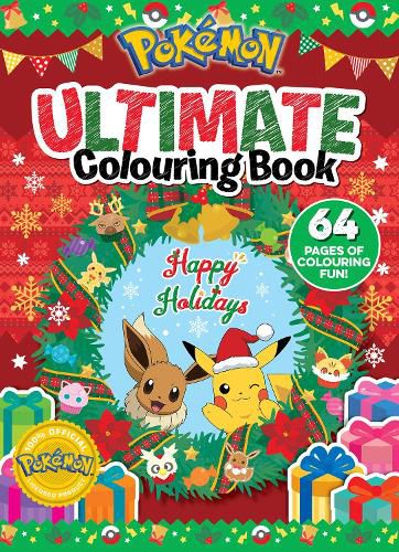 Cover image for Pokemon Christmas: Ultimate Colouring Book