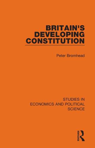 Cover image for Britain's Developing Constitution