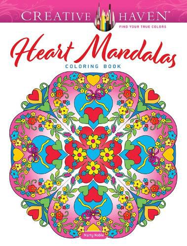 Cover image for Creative Haven Heart Mandalas Coloring Book