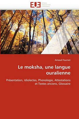 Cover image for Le Moksha, Une Langue Ouralienne