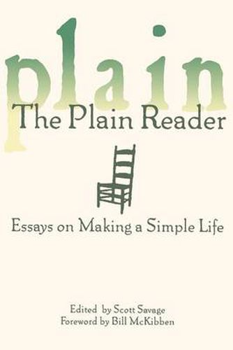 Cover image for The Plain Reader: Essays on Making a Simple Life