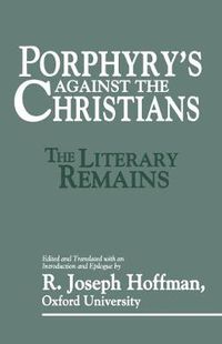 Cover image for Porphyry's Against the Christians