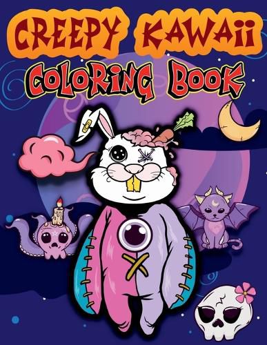 Cover image for Creepy Kawaii Coloring Book