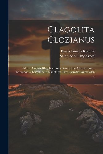 Cover image for Glagolita Clozianus