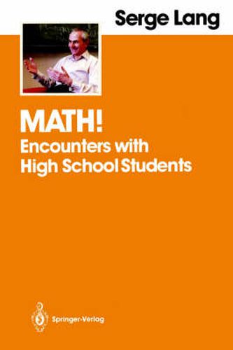 Cover image for Math!: Encounters with High School Students