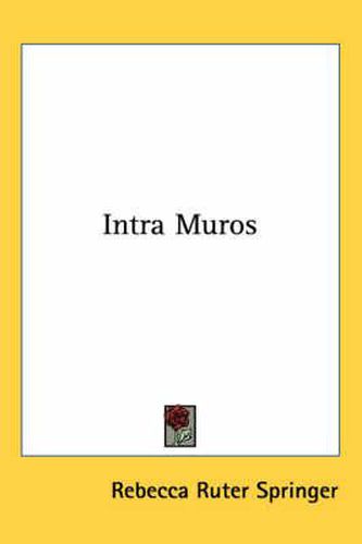 Cover image for Intra Muros