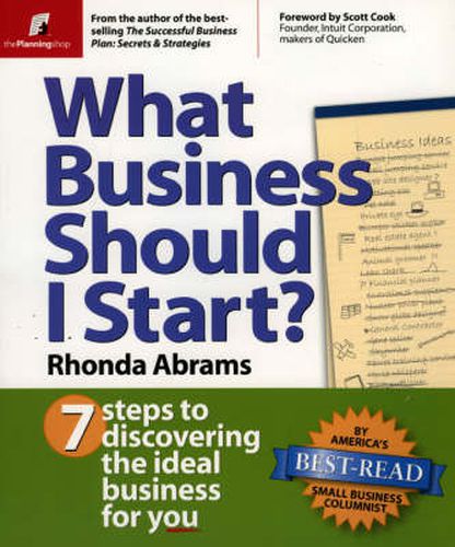 Cover image for What Business Should I Start?: 7 Steps to Discovering the Ideal Business for You