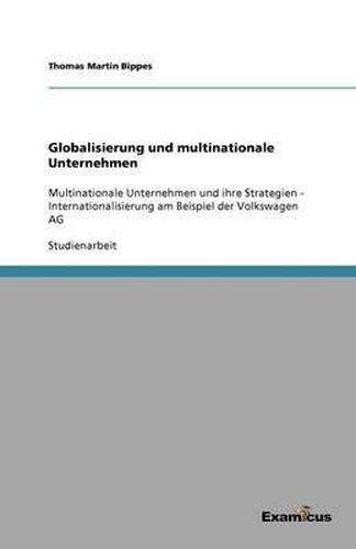 Cover image for Globalisierung und multinationale Unternehmen