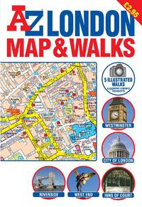 Cover image for London A-Z Map and Walks