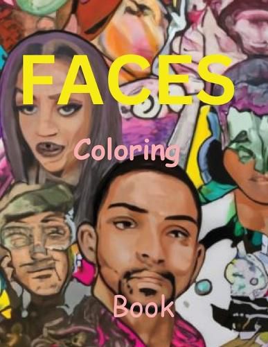 Cover image for Faces Coloring Book