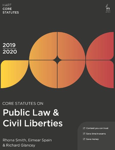 Cover image for Core Statutes on Public Law & Civil Liberties 2019-20