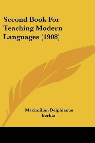 Cover image for Second Book for Teaching Modern Languages (1908)