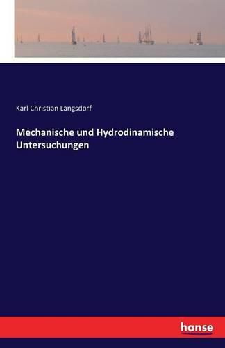 Cover image for Mechanische und Hydrodinamische Untersuchungen