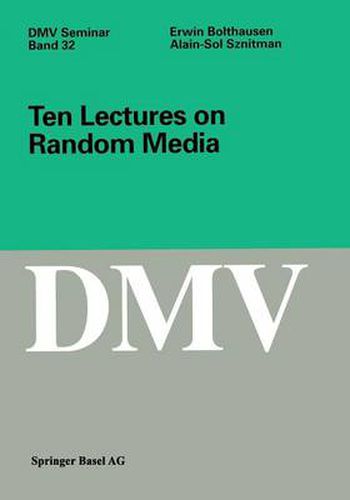 Cover image for Ten Lectures on Random Media