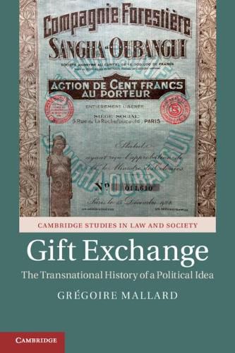 Cover image for Gift Exchange: The Transnational History of a Political Idea