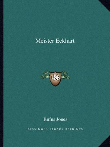 Cover image for Meister Eckhart