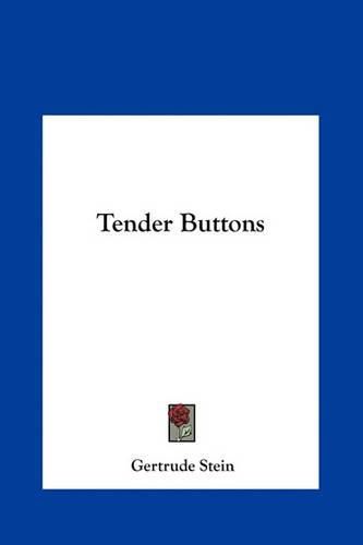 Tender Buttons