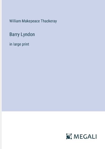 Cover image for Barry Lyndon