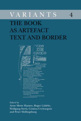 Cover image for The Book as Artefact: Text and Border
