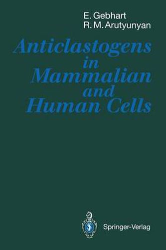 Cover image for Anticlastogens in Mammalian and Human Cells