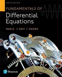 Cover image for Fundamentals of Differential Equations Plus Mylab Math with Pearson Etext -- 24-Month Access Card Package