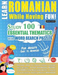 Cover image for Learn Romanian While Having Fun! - For Adults