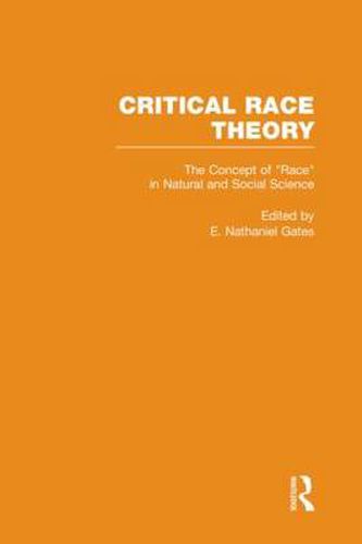 Cover image for The Concept of Race in Natural and Social Science