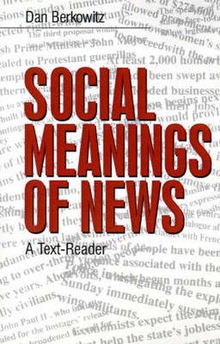 Cover image for Social Meanings of News: A Text-reader