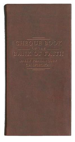 Cover image for Chequebook of the Bank of Faith - Burgundy