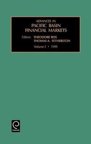 Advances in Pacific Basin Financial Markets