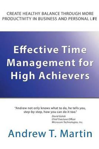 Cover image for Effective Time Management for High Achievers