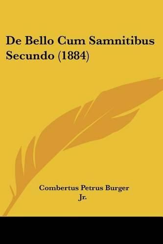 Cover image for de Bello Cum Samnitibus Secundo (1884)