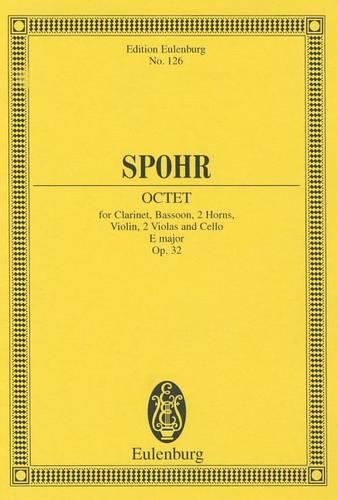 Cover image for Octet E major op. 32