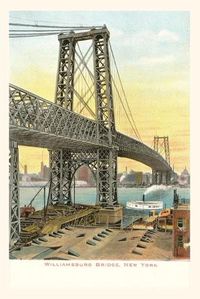 Cover image for Vintage Journal Williamsburg Bridge, New York City