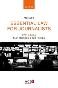 Cover image for McNae's Essential Law for Journalists