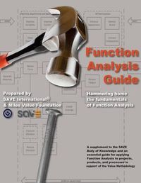 Cover image for Function Analysis Guide: A Supplement to the SAVE Body of Knowledge