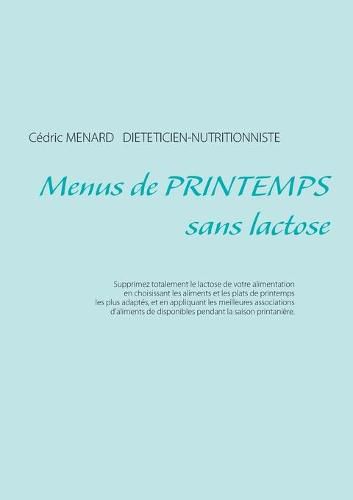 Menus de printemps sans lactose